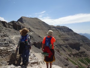 Near the summit of Mount Timpanogos.